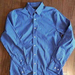 NICK GRAHAM New York London Everywhere Stretch Modern Fit 14.5-15, 34-35 S Shirt